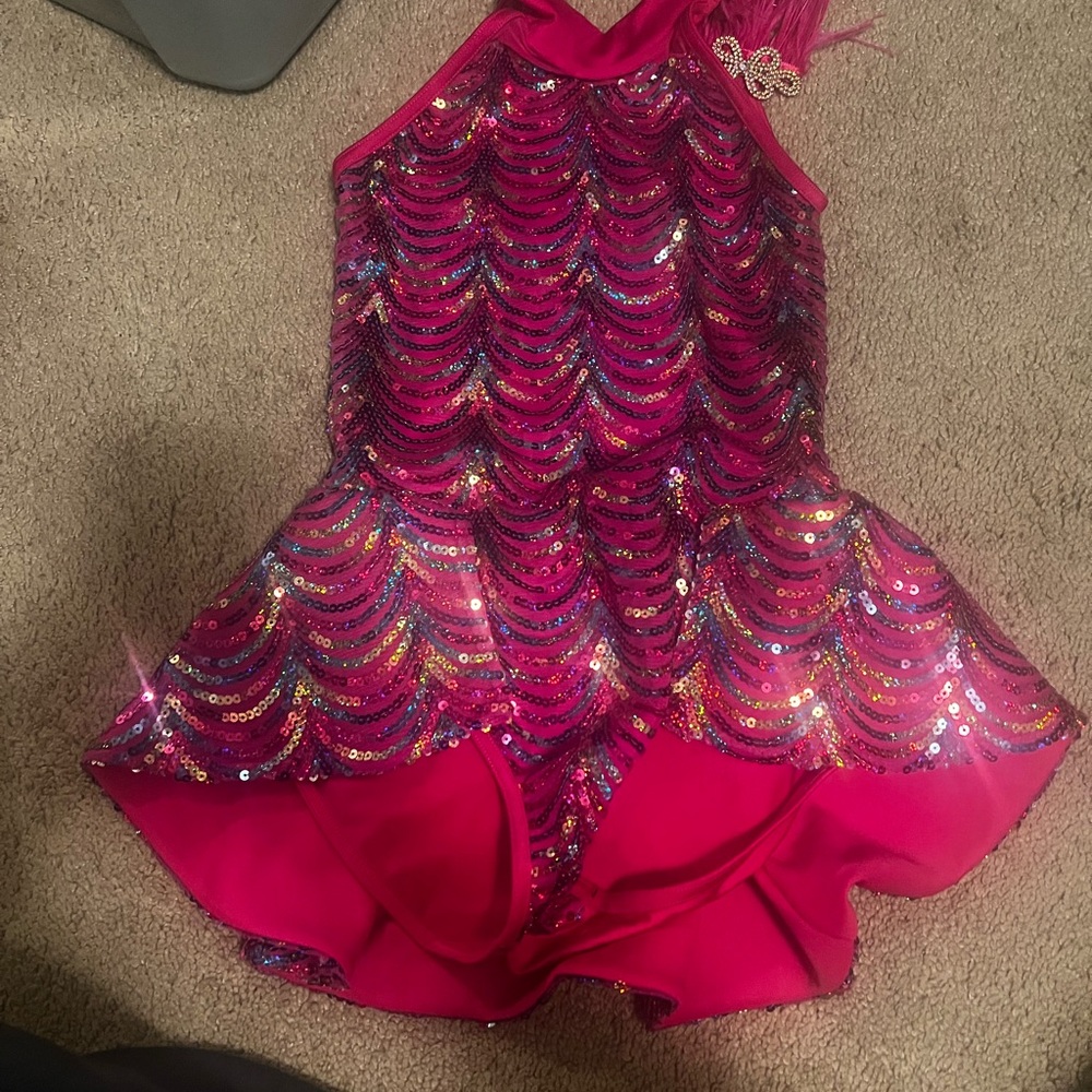 Weissman pink multi color costume- like new